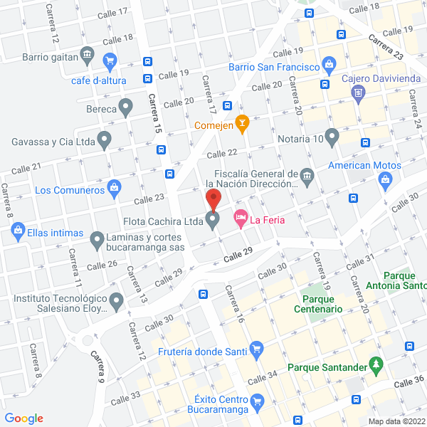 Map of Las Chatas De Patty