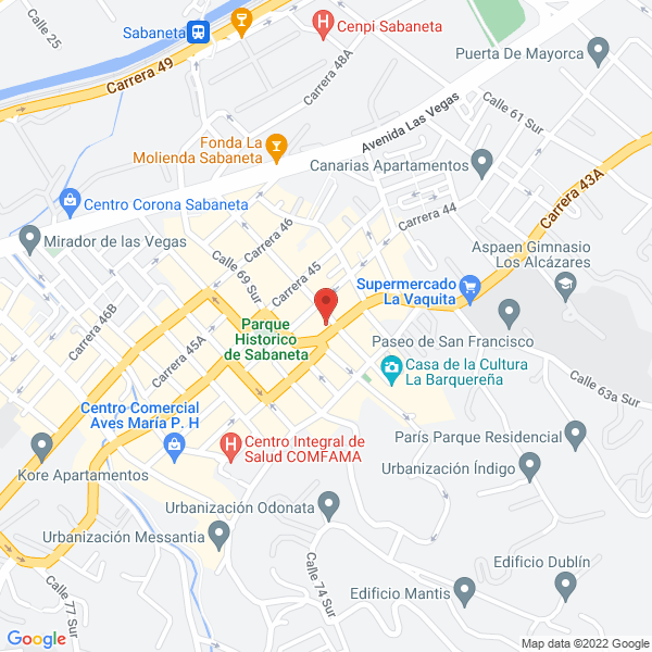Mapa de Las Lineas Aseo Hogar