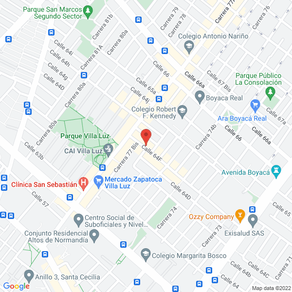 Mapa de Laser Video & Sonido