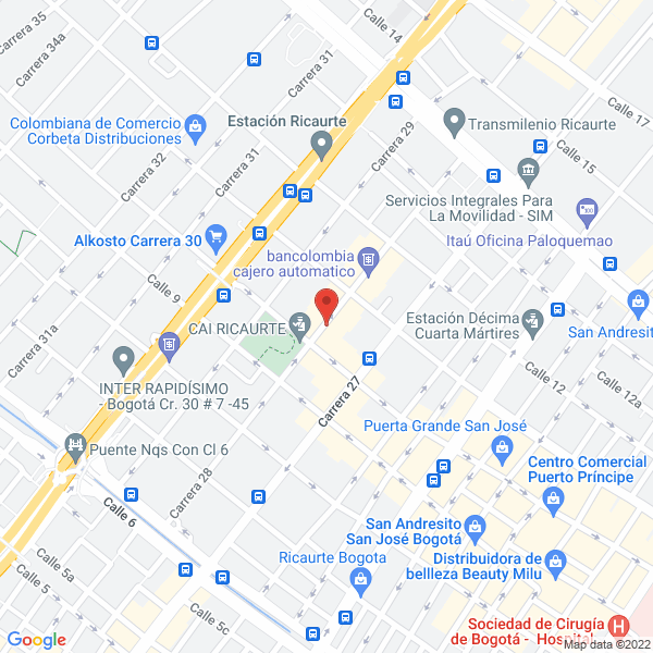 Mapa de Laserfacto Ltda.