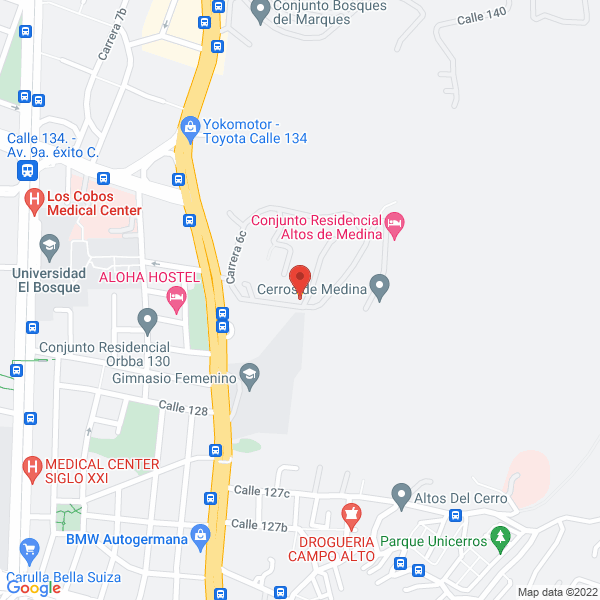 Mapa de Jazc S. En C.