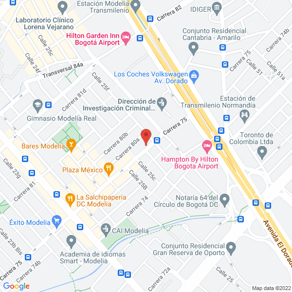 Mapa de Jcm Asesores De Seguros Ltda.