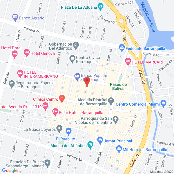Map of Jesus Alvarez Cabrera