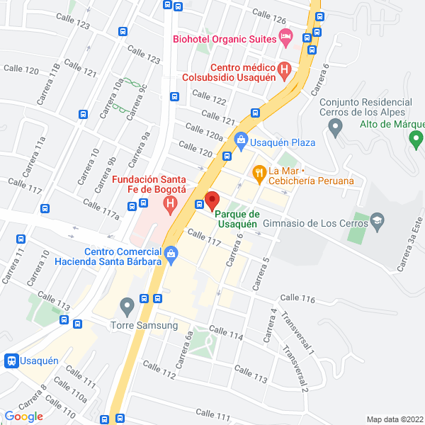 Mapa de Restaurante La Ceiba