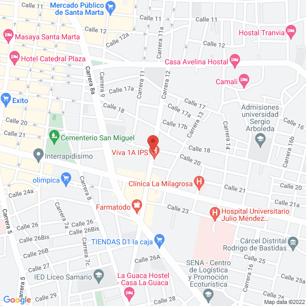 Map of Jimeno Ceballos Maira Beatriz