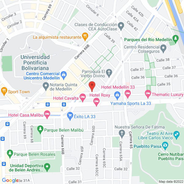 Mapa de Job Center