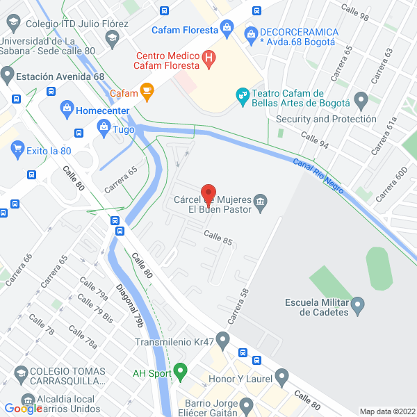 Mapa de Johanovoa Impacto Creativo S.A.S.