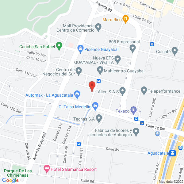 Mapa de Lavinco S.A.