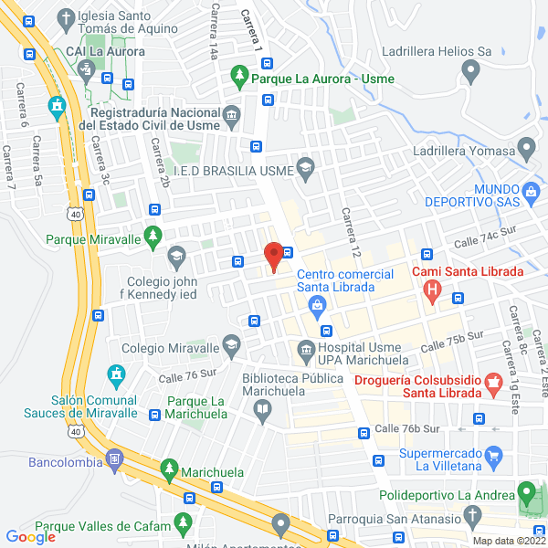Mapa de Trio Aimar