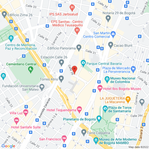Mapa de Leasing Bancoldex S.A.
