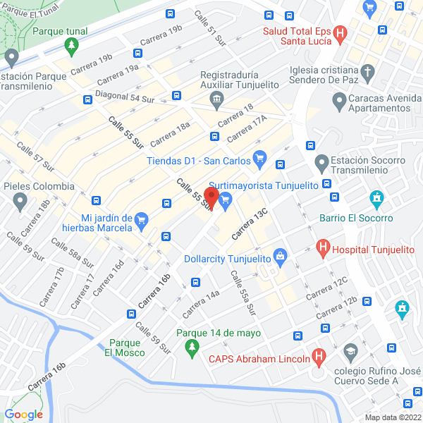 Mapa de Lechoneria Y Salsamentaria Madrigal