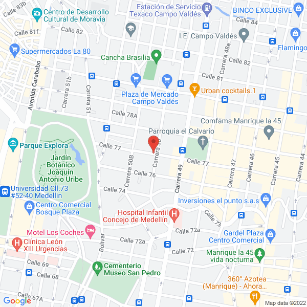Mapa de Legumbrería La Historia