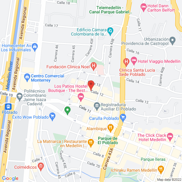 Mapa de Instituto Lacross