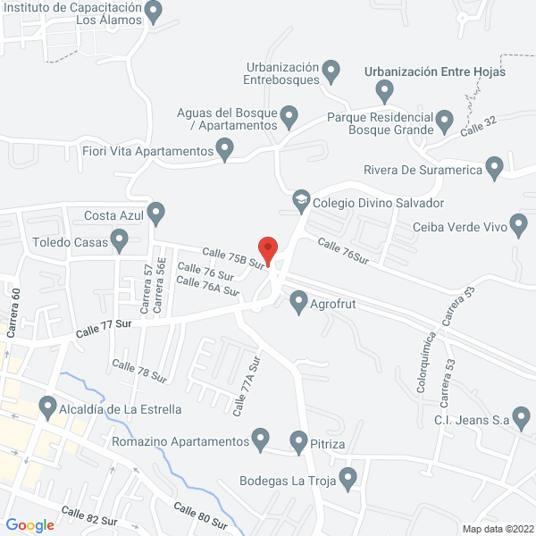 Mapa de Hogar San José