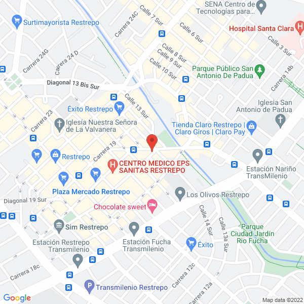 Mapa de Hospiequipos