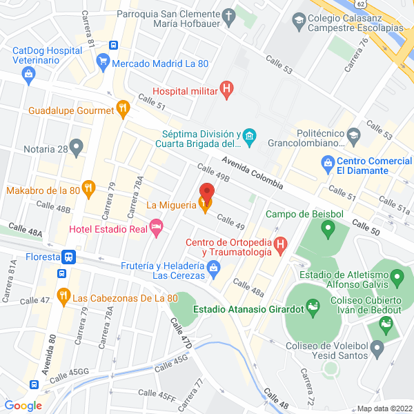 Mapa de Hospinet De Colombia S.A.S