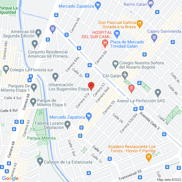 Mapa de Jvc Ingenieros S.A.S.
