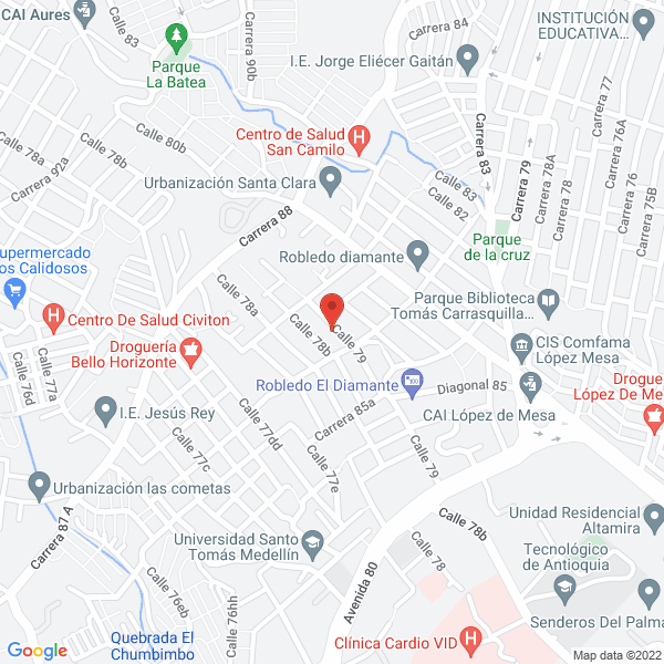 Mapa de Kalvinis Música Y Recreación