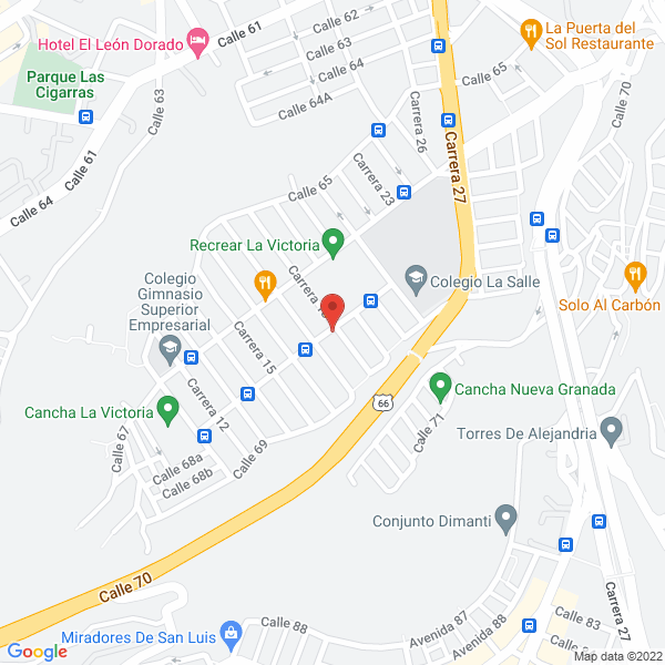 Map of Kasa Mármol