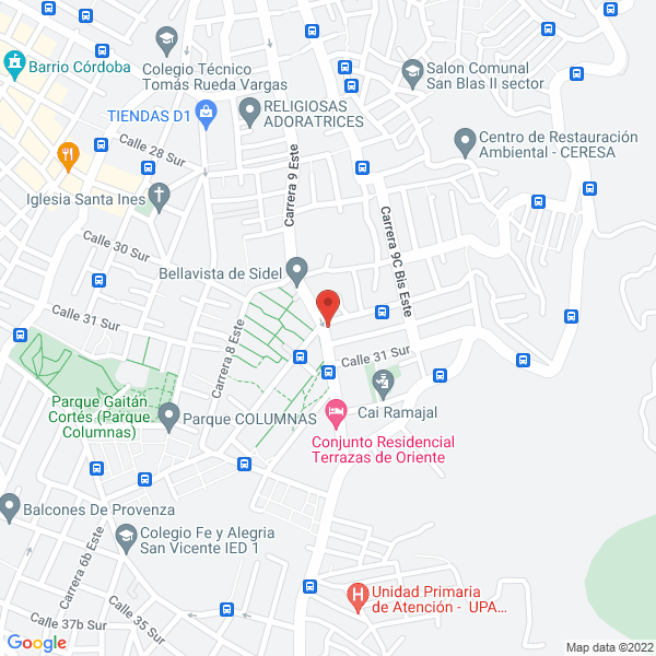 Mapa de Intelsecurity S.A.S.