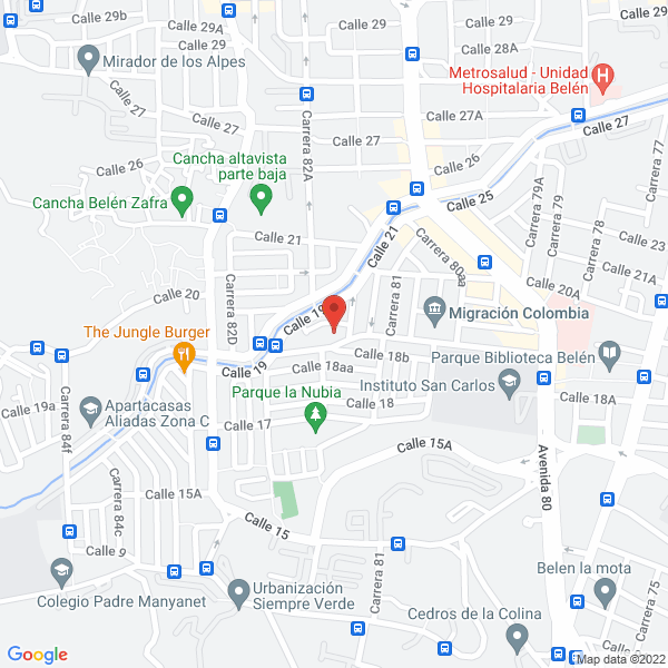Mapa de Inter-Forenses