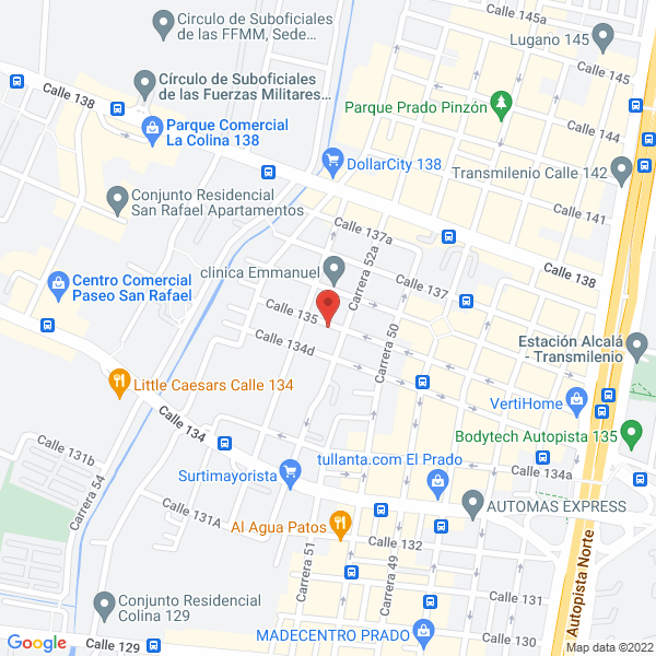 Mapa de Intercontinental De Seguridad