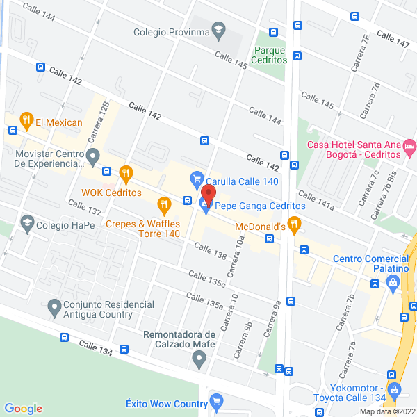 Mapa de Interfoto Estudio