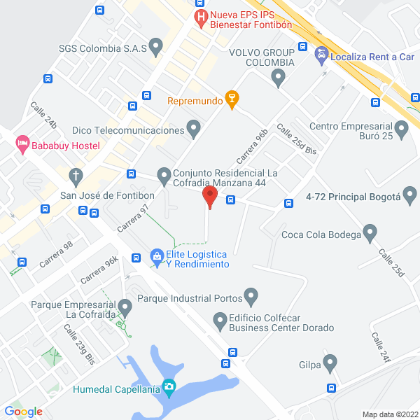Mapa de Interhospitalaria S.A.S.