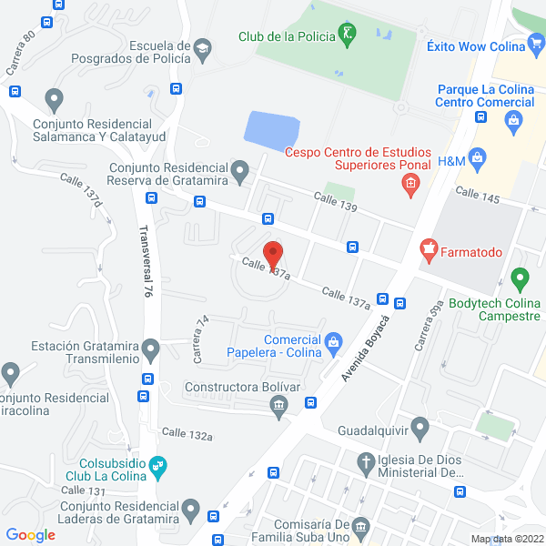 Mapa de Intermediaria Ganadera Tisa Ltda.