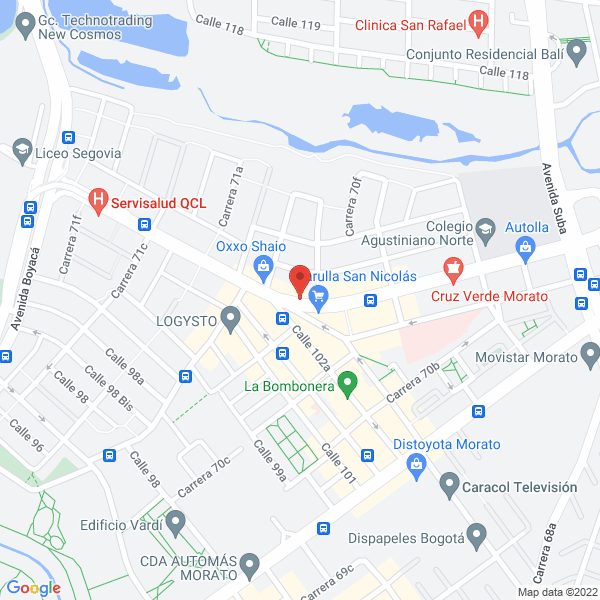 Mapa de International Messenger