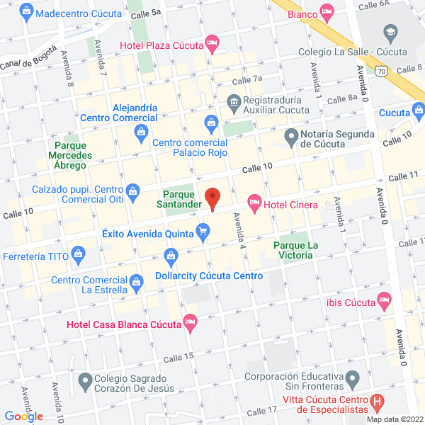 Map of Intimidades Leila