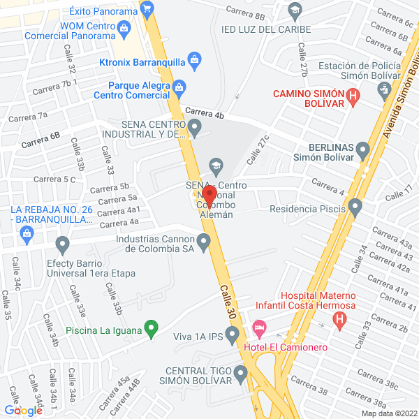 Map of Inmobiliaria Suma S.A.