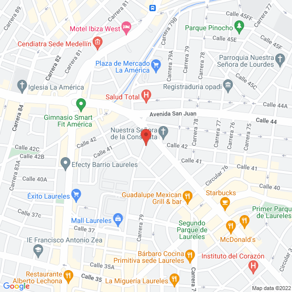 Mapa de Inmobiliaria Y Arrendamientos Tequendama Sas