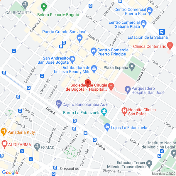 Mapa de Inmobiliaria Trevi S.A.S