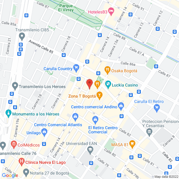 Mapa de Inmobler Ltda