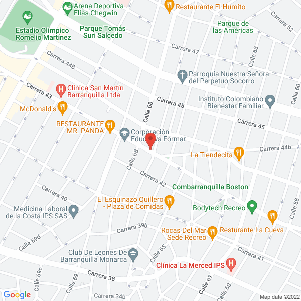 Map of Innova Centro Odontológico