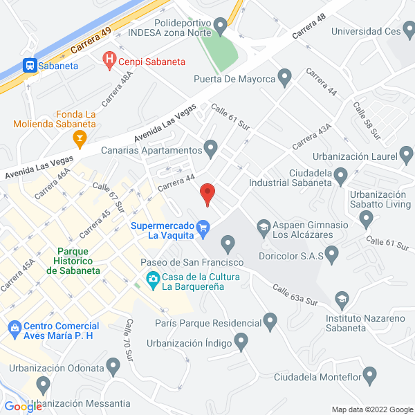 Mapa de Innova Clean
