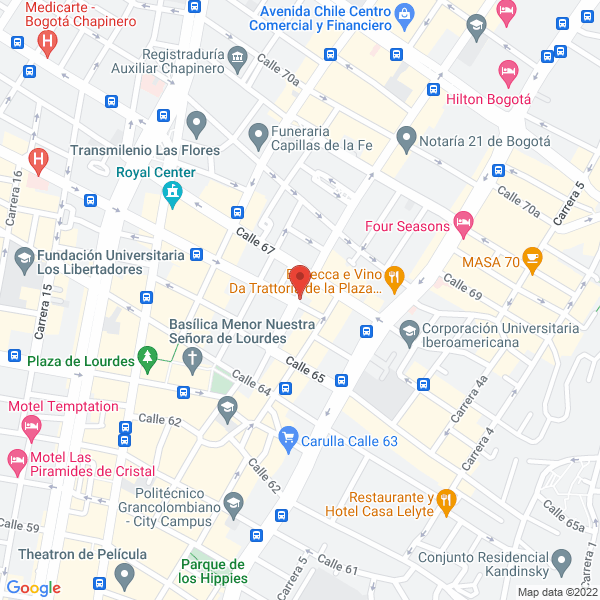 Mapa de Innova Imágenes Diagnósticas Y Tecnología Médica S.A.S.