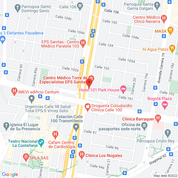 Mapa de Innovative Andina S.A