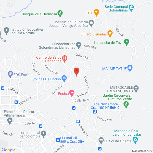 Mapa de Inoxidables D&M