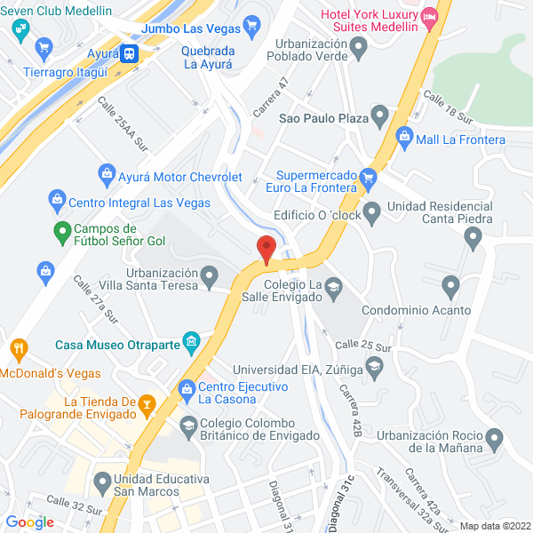Mapa de Lichi Martini
