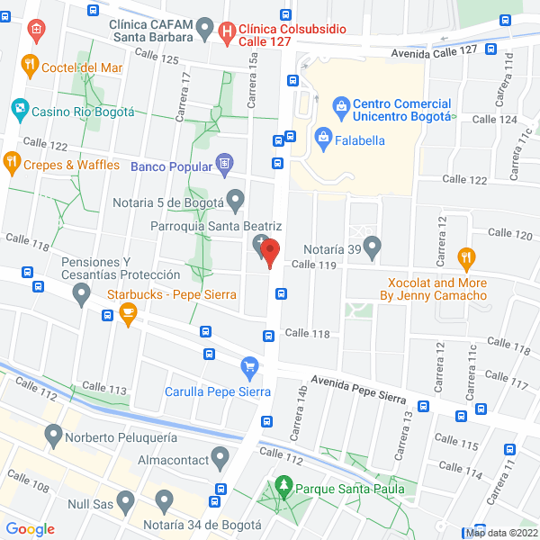 Mapa de Hotel Los Helechos Anapoima