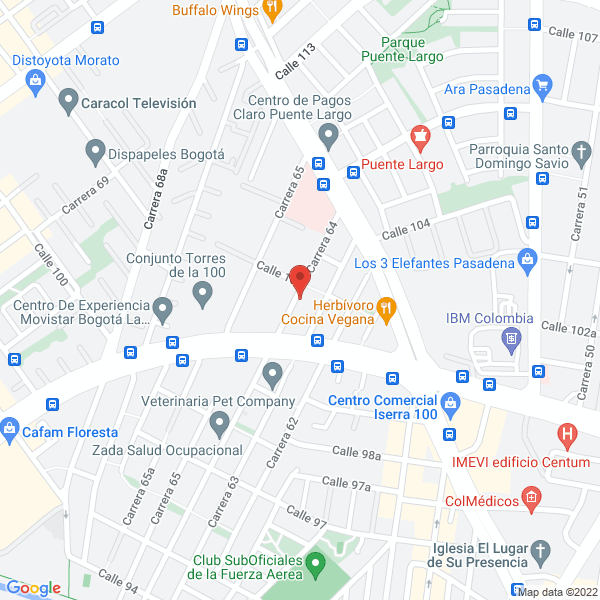 Mapa de Kryon S.A.S.