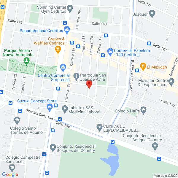 Mapa de L H Asociados Ltda.