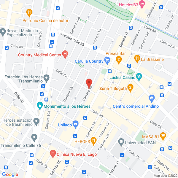 Mapa de La Anteojería S.A.S.
