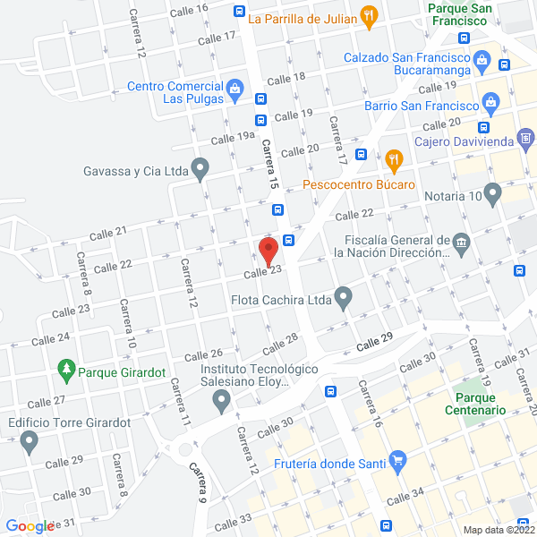 Map of La Artistica Ltda.