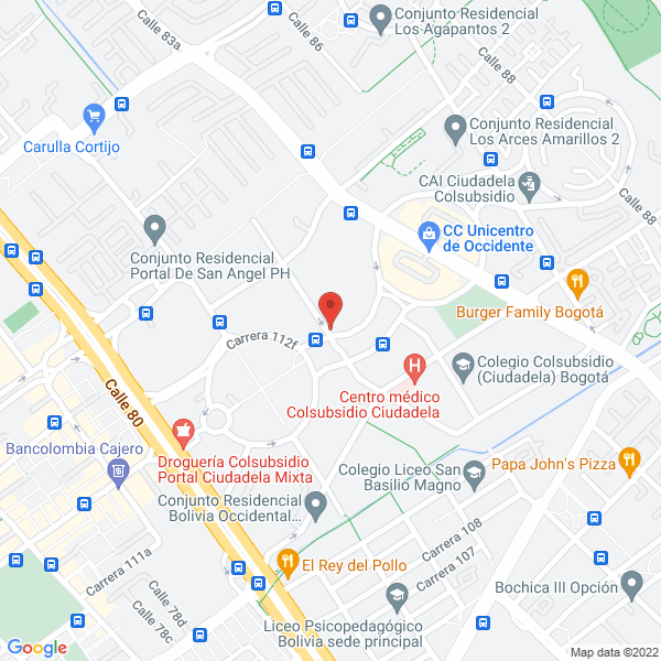 Mapa de La Banda Del Carro Rojo Producciones S.A.S.