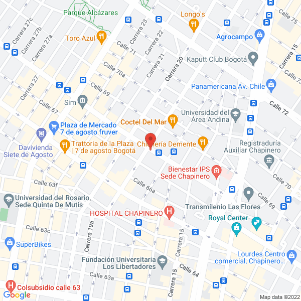 Mapa de La Barra De La 68