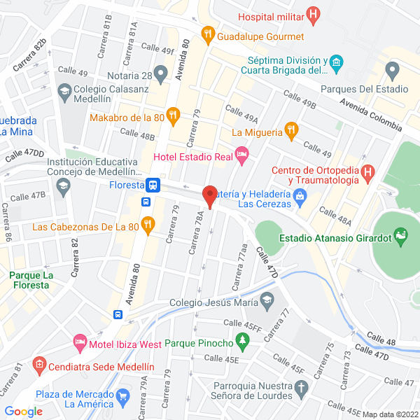 Mapa de La Misión Parrilla Bar