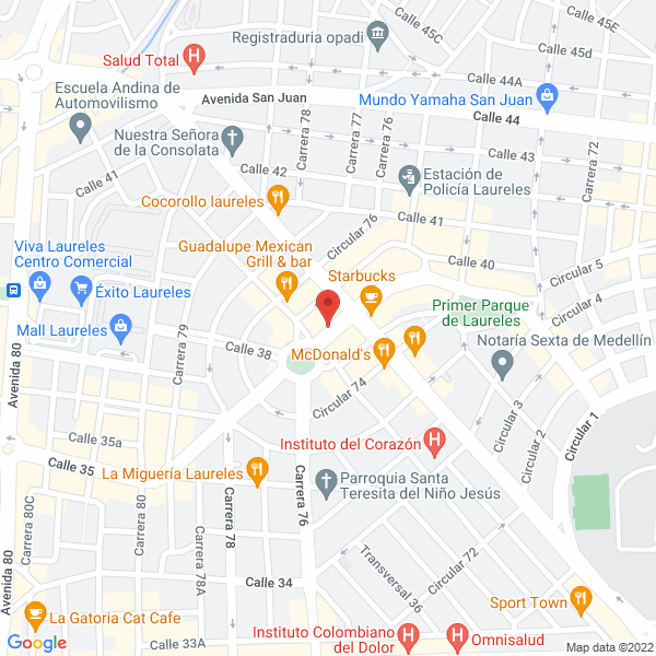 Mapa de Jedh Automotriz